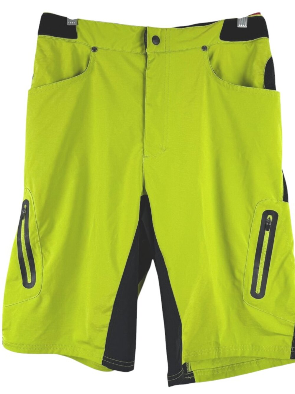 Zoic Ether Cycling Shorts Essential Liner Mens Large Green Black NWT SS-2277